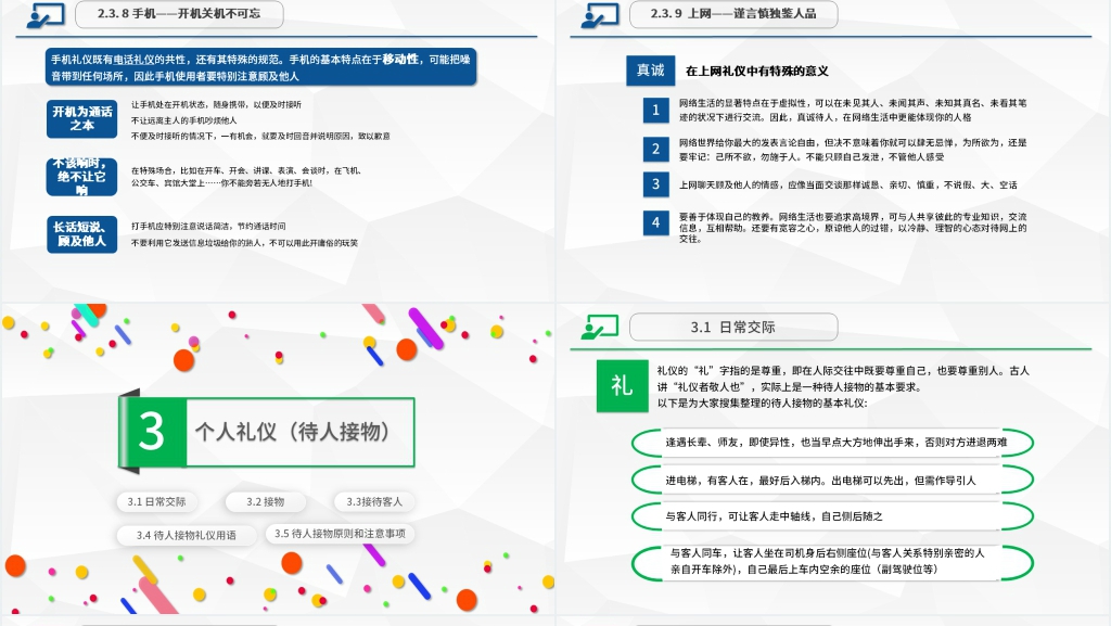 商务礼仪与日常行为规范PPT课件 商务礼仪与日常行为规范PPT课件