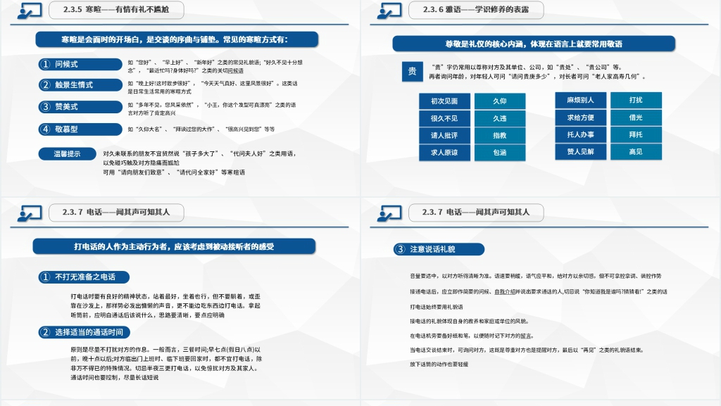 商务礼仪与日常行为规范PPT课件 商务礼仪与日常行为规范PPT课件