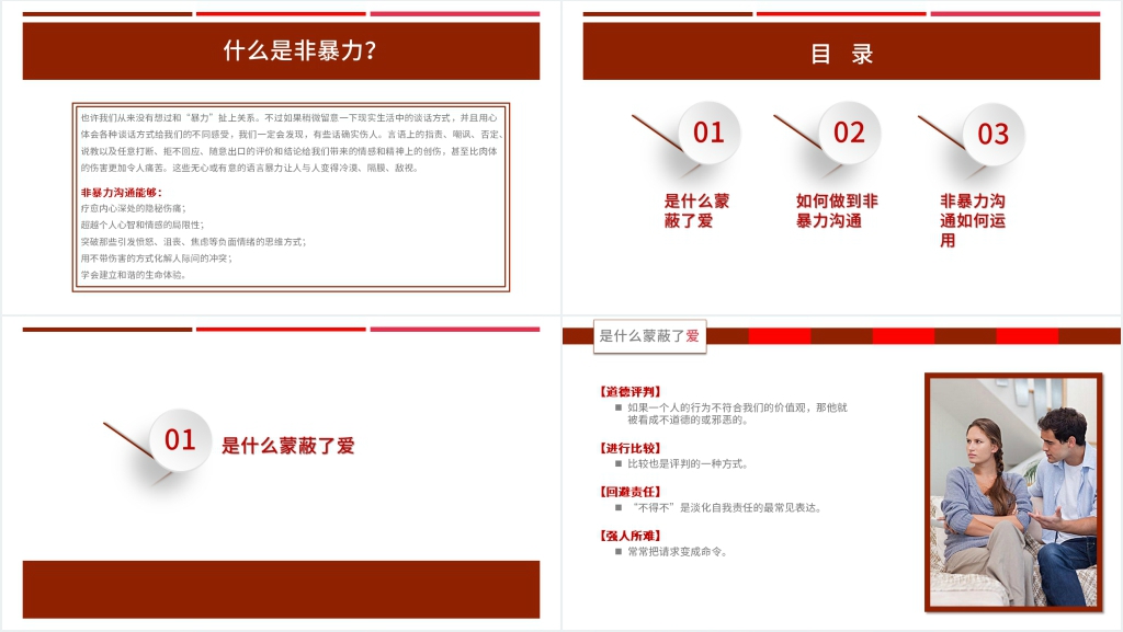 讲解非暴力沟通PPT课件 讲解非暴力沟通PPT课件