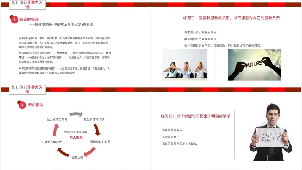 讲解非暴力沟通PPT课件 讲解非暴力沟通PPT课件