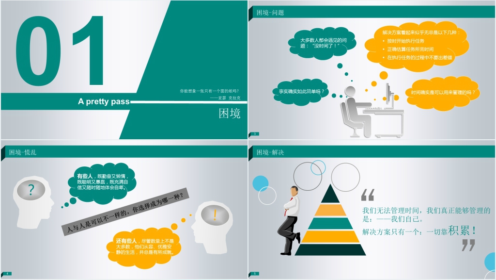 把时间当作朋友读后感PPT模板 把时间当作朋友读后感PPT模板