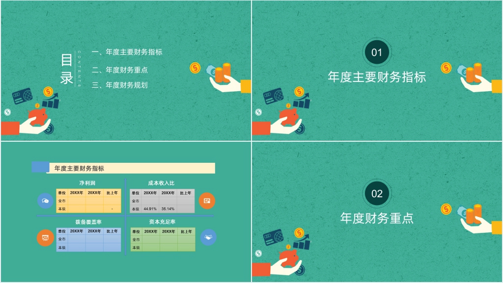 财务部年度工作总结PPT范文 财务部年度工作总结PPT范文