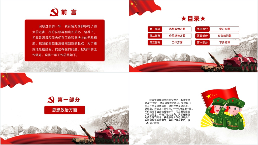 部队驾驶员年终工作总结汇报PPT范文 部队驾驶员年终工作总结汇报PPT范文