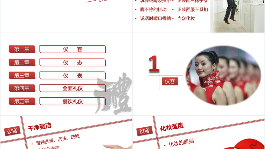 经典新员工入职服务礼仪培训动态PPT模板 经典新员工入职服务礼仪培训动态PPT模板