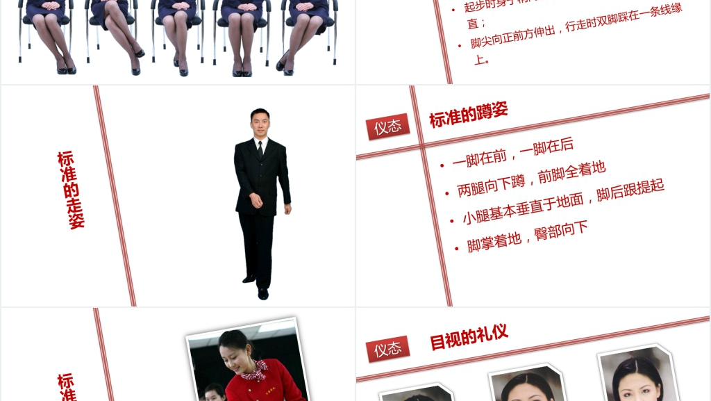 经典新员工入职服务礼仪培训动态PPT模板 经典新员工入职服务礼仪培训动态PPT模板
