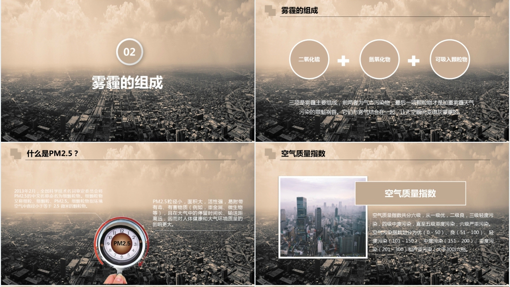 什么是雾霾PPT模板 什么是雾霾PPT模板