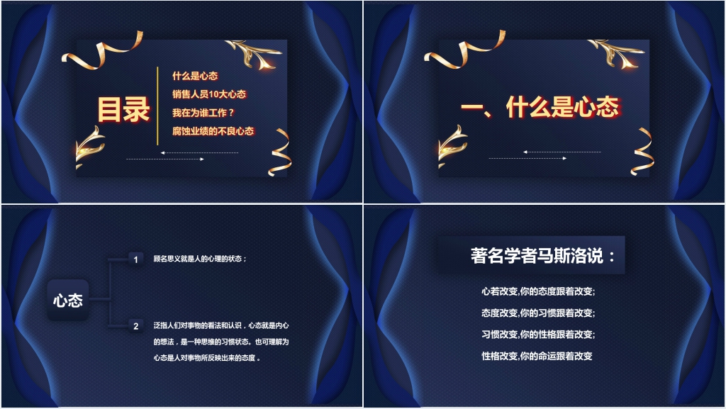 销售员的心态和工作态度PPT课件 销售员的心态和工作态度PPT课件