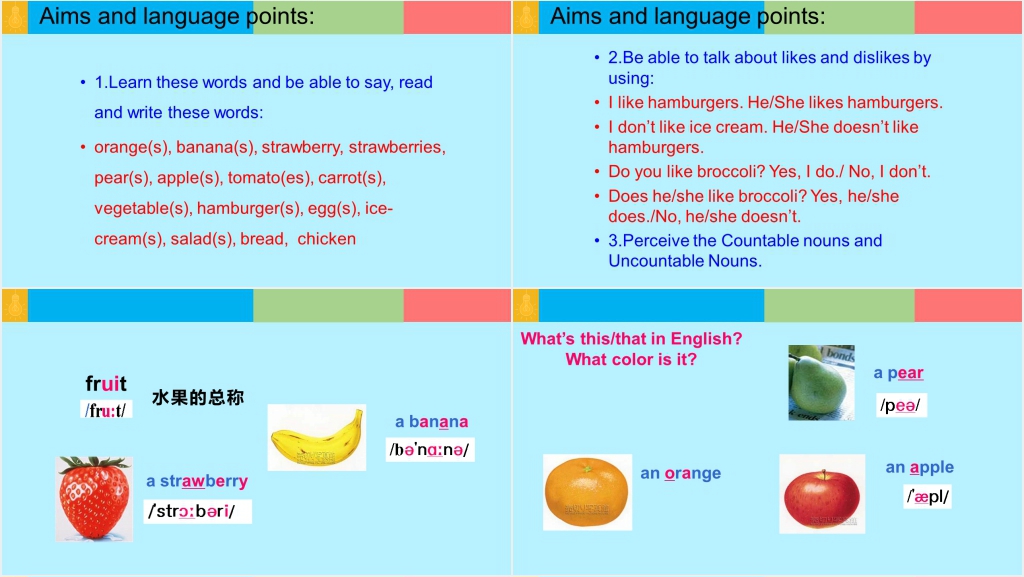 Do you like bananas教学教案PPT课件 Do you like bananas教学教案PPT课件
