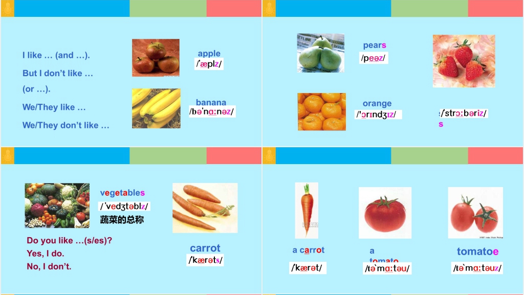 Do you like bananas教学教案PPT课件 Do you like bananas教学教案PPT课件