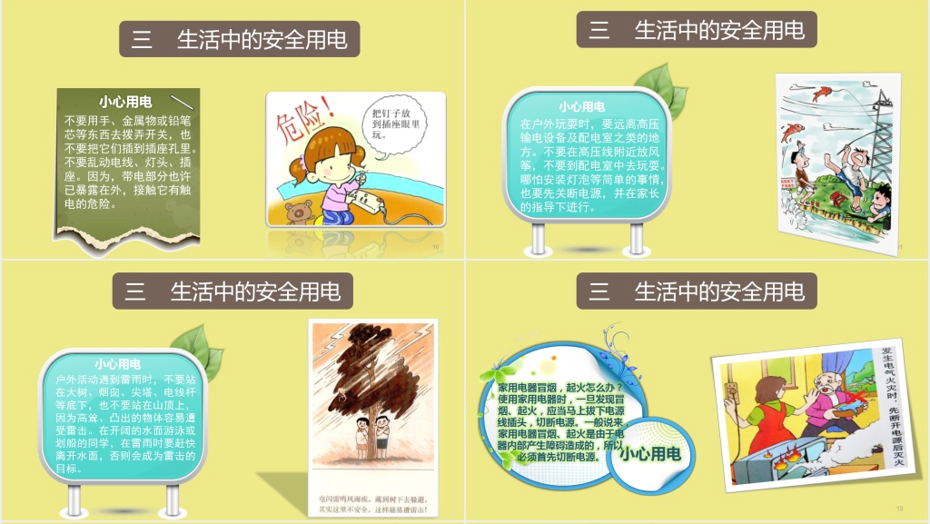 小学生用电知识主题班会PPT课件 小学生用电知识主题班会PPT课件
