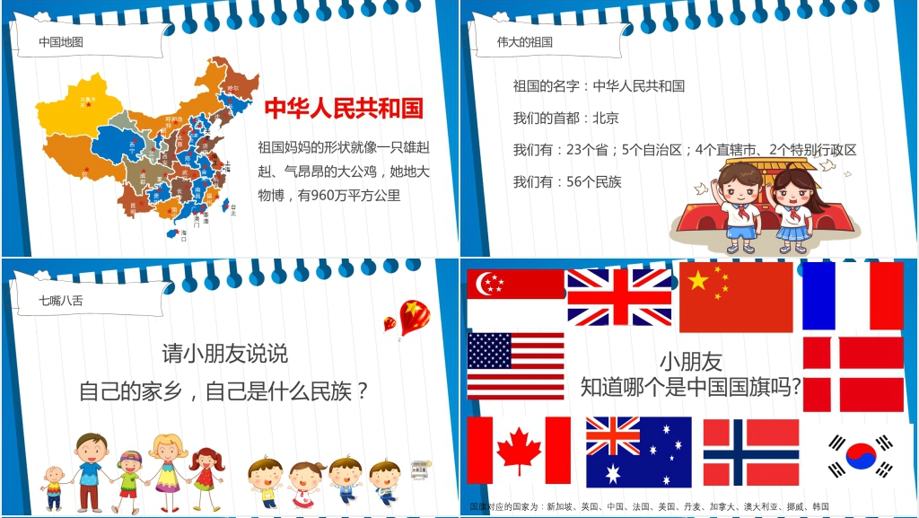 幼儿园国庆节主题教育活PPT课件 幼儿园国庆节主题教育活PPT课件