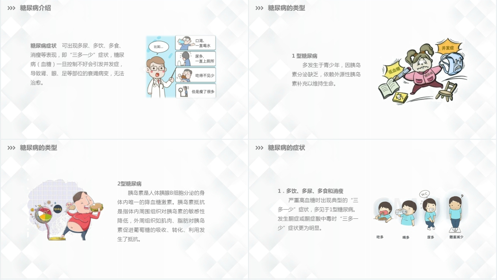 糖尿病病人的健康指导PPT模板 糖尿病病人的健康指导PPT模板