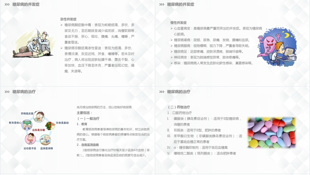 糖尿病病人的健康指导PPT模板 糖尿病病人的健康指导PPT模板