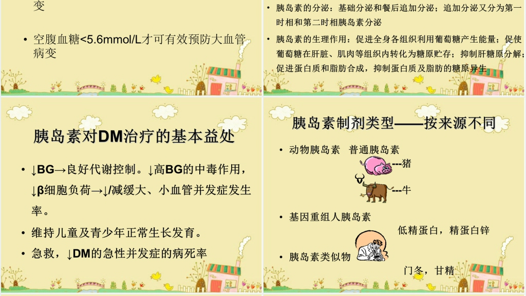 胰岛素的应用和护理PPT范文 胰岛素的应用和护理PPT范文