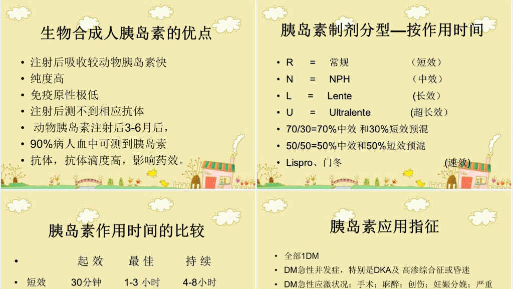 胰岛素的应用和护理PPT范文 胰岛素的应用和护理PPT范文