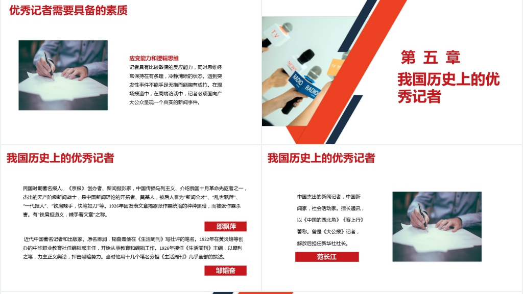 什么是中国记者日PPT模板 什么是中国记者日PPT模板
