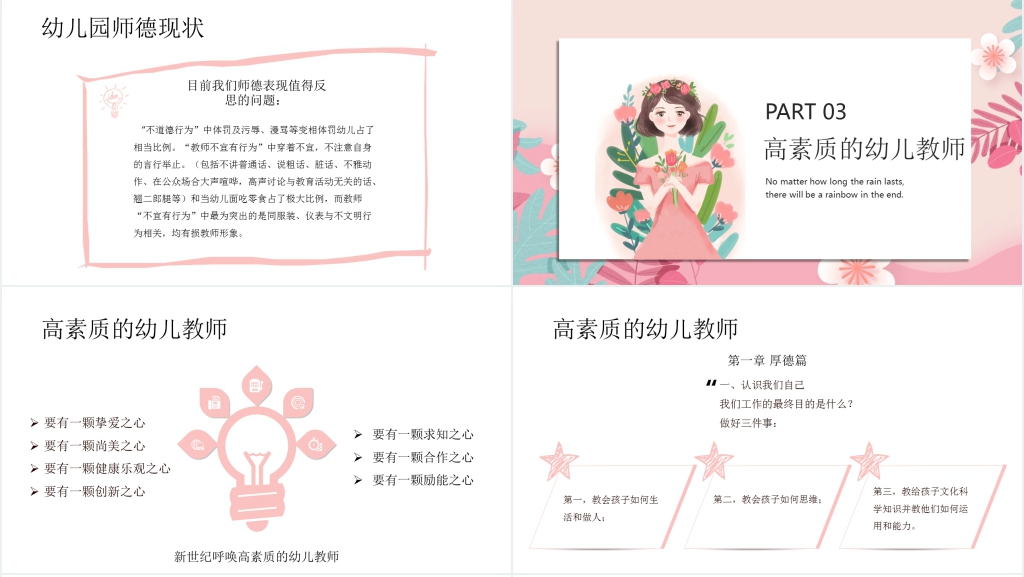 幼儿园师德师风宣传讲座PPT课件 幼儿园师德师风宣传讲座PPT课件