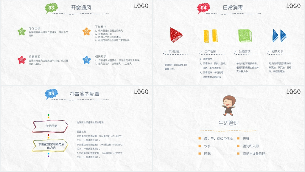 卡通风幼儿园保育员培训内容PPT课件 卡通风幼儿园保育员培训内容PPT课件