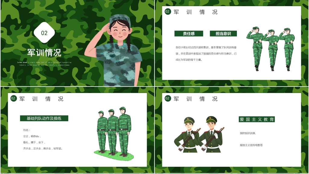 高中军训班级总结班会课PPT课件 高中军训班级总结班会课PPT课件