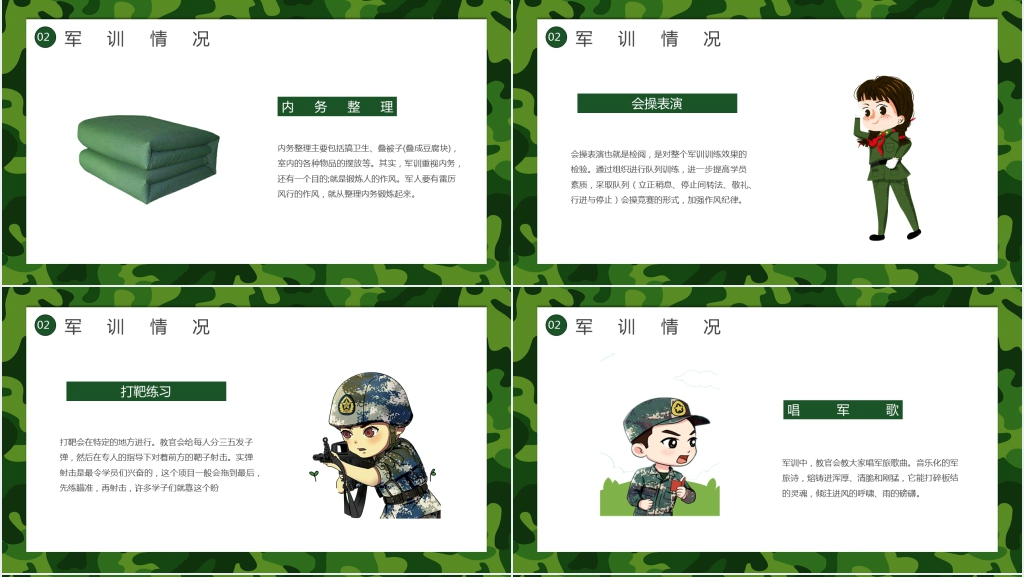 高中军训班级总结班会课PPT课件 高中军训班级总结班会课PPT课件