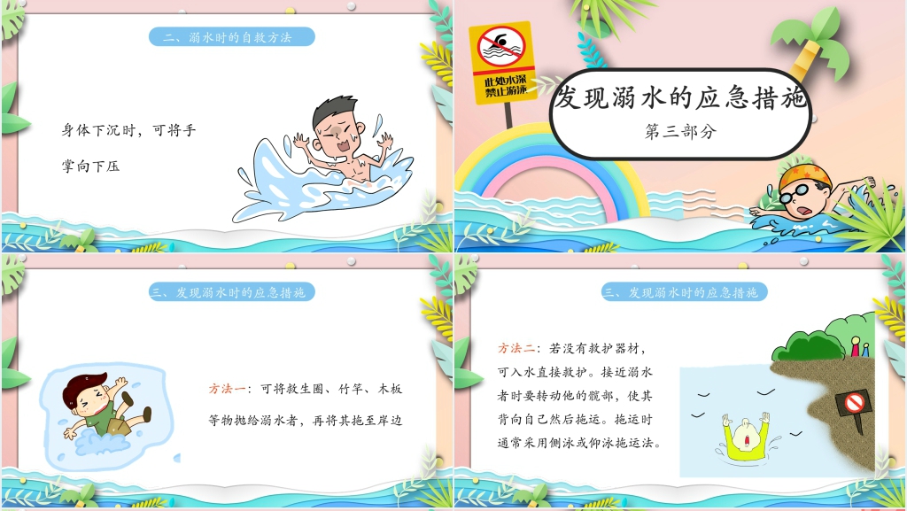 小学生防溺水班会课PPT课件 小学生防溺水班会课PPT课件