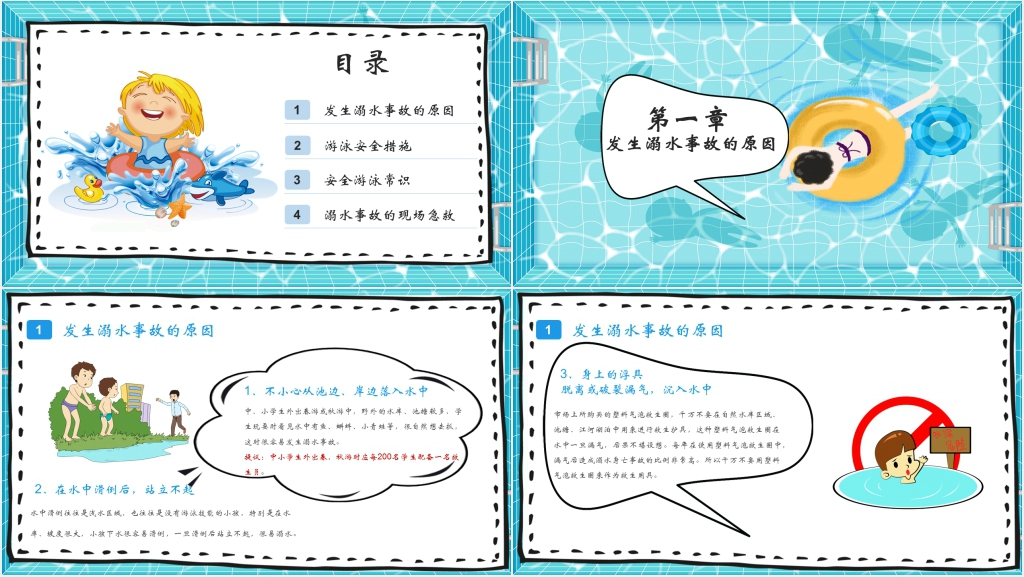 游泳防溺水PPT课件