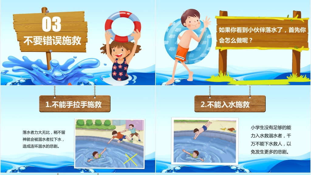 夏季炎热防溺水知识PPT课件 夏季炎热防溺水知识PPT课件