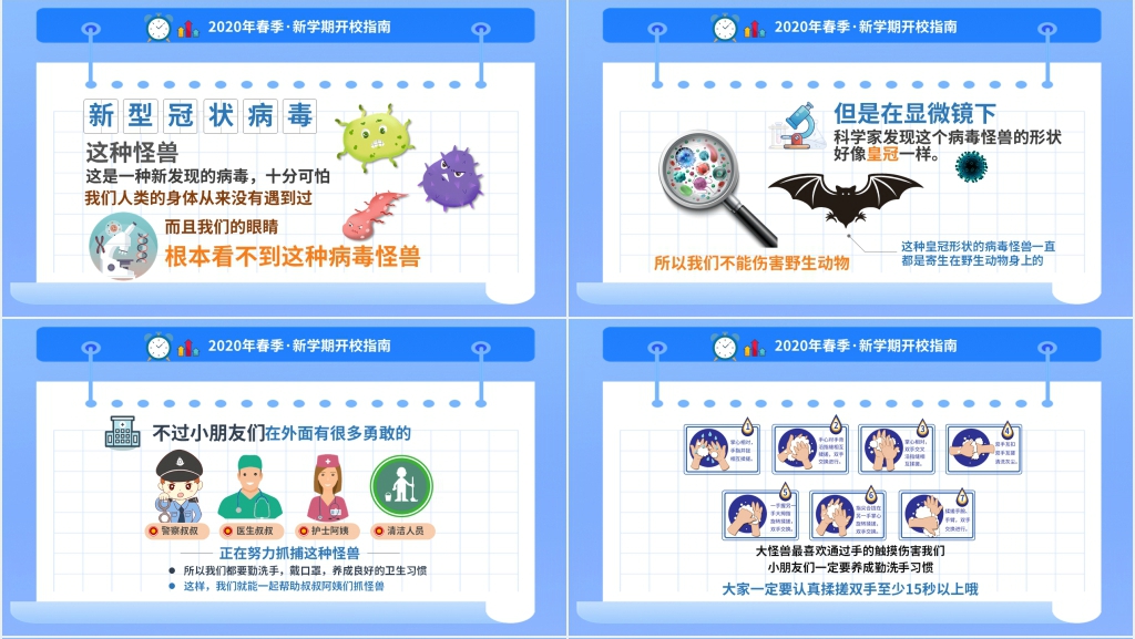 春季新学期开学第一课防疫教育PPT课件 春季新学期开学第一课防疫教育PPT课件