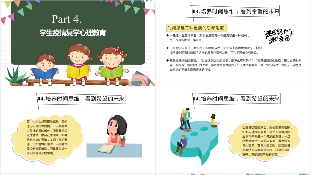 卡通风顽固疫情成效做好开学准备PPT课件 卡通风顽固疫情成效做好开学准备PPT课件