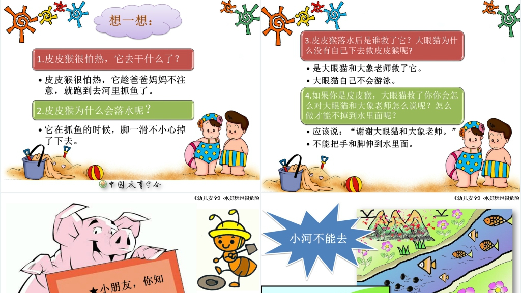 皮皮猴水好玩也很危险教案PPT课件 皮皮猴水好玩也很危险教案PPT课件