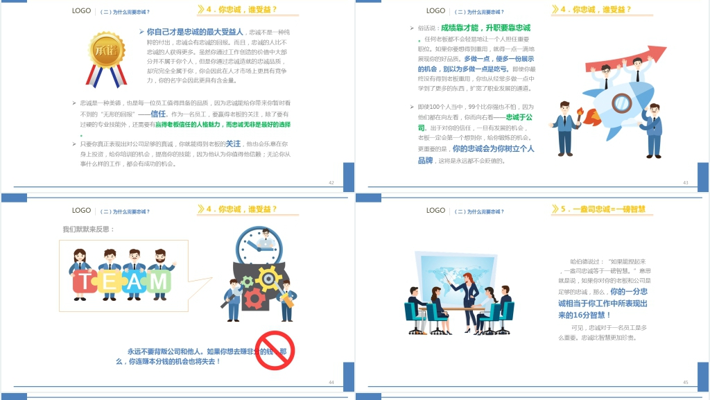 团队精神及忠诚度培训PPT 团队精神及忠诚度培训PPT