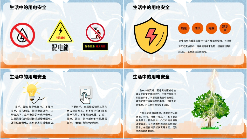 简单认识生活中的电PPT课件 简单认识生活中的电PPT课件