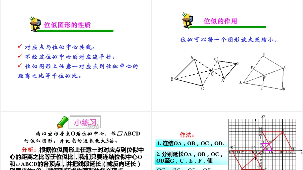 新人教版九年级下数学27-3《位似》PPT课件 新人教版九年级下数学27-3《位似》PPT课件
