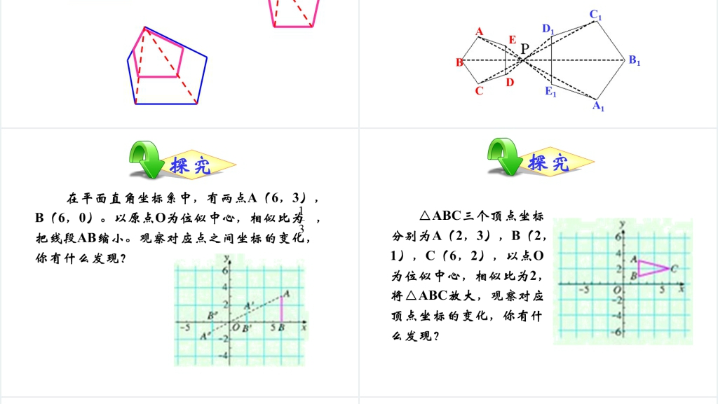 新人教版九年级下数学27-3《位似》PPT课件 新人教版九年级下数学27-3《位似》PPT课件