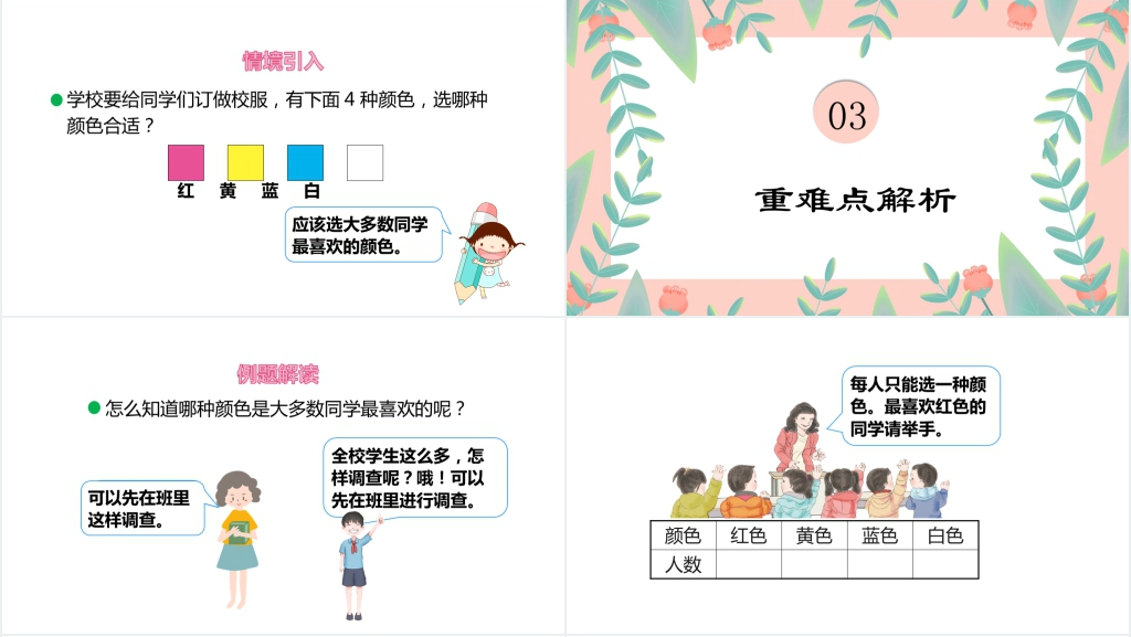 人教版数学二年级下册课件数据收集与整理第1.2课时PPT课件 人教版数学二年级下册课件数据收集与整理第1.2课时PPT课件