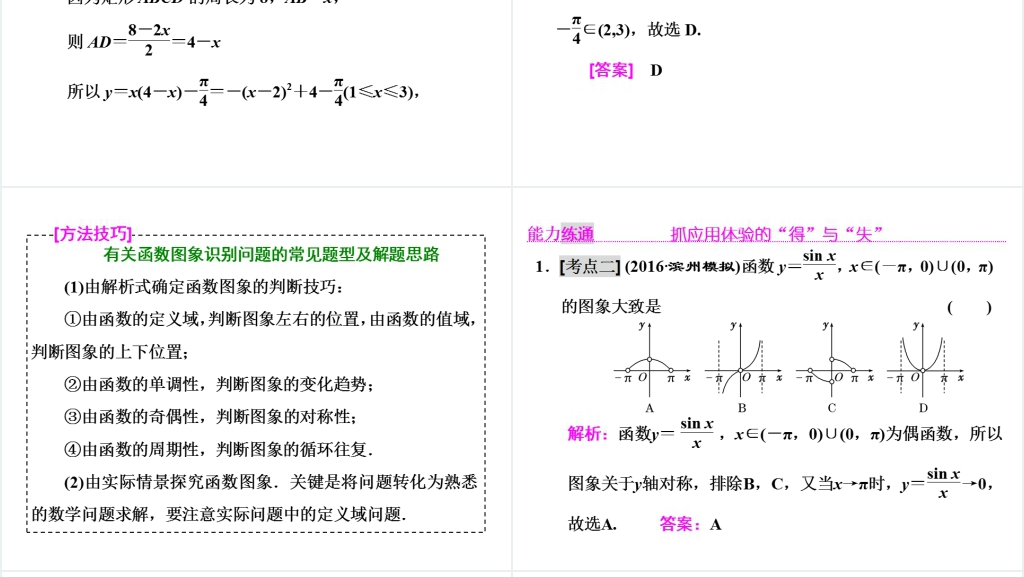 高三数学一轮复习-函数的图像及其应用教案PPT课件 高三数学一轮复习-函数的图像及其应用教案PPT课件