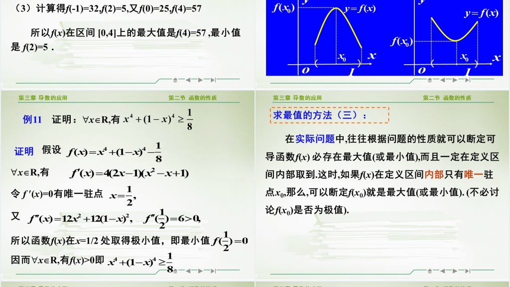 高等数学导数的应用PPT课件 高等数学导数的应用PPT课件