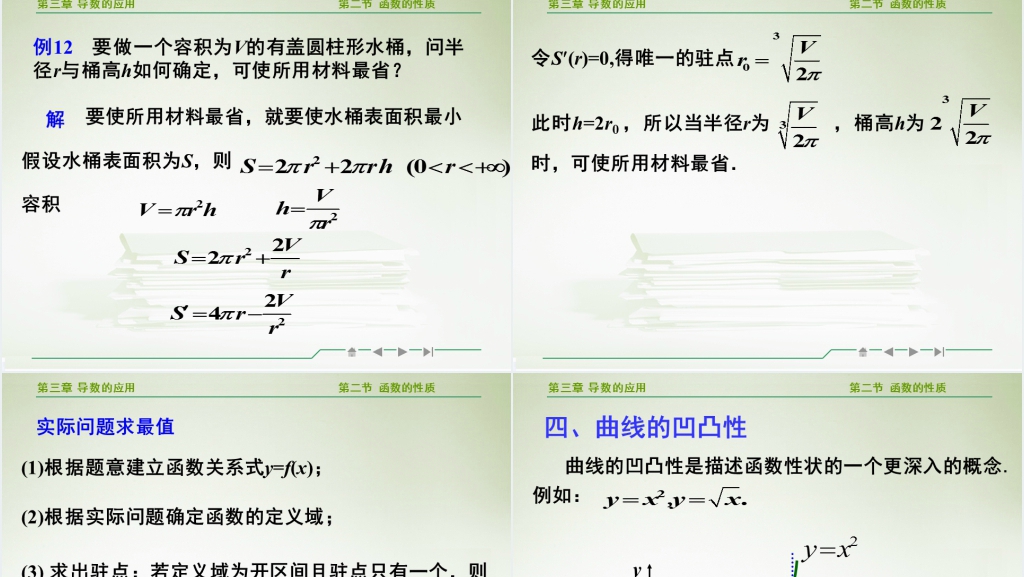 高等数学导数的应用PPT课件 高等数学导数的应用PPT课件