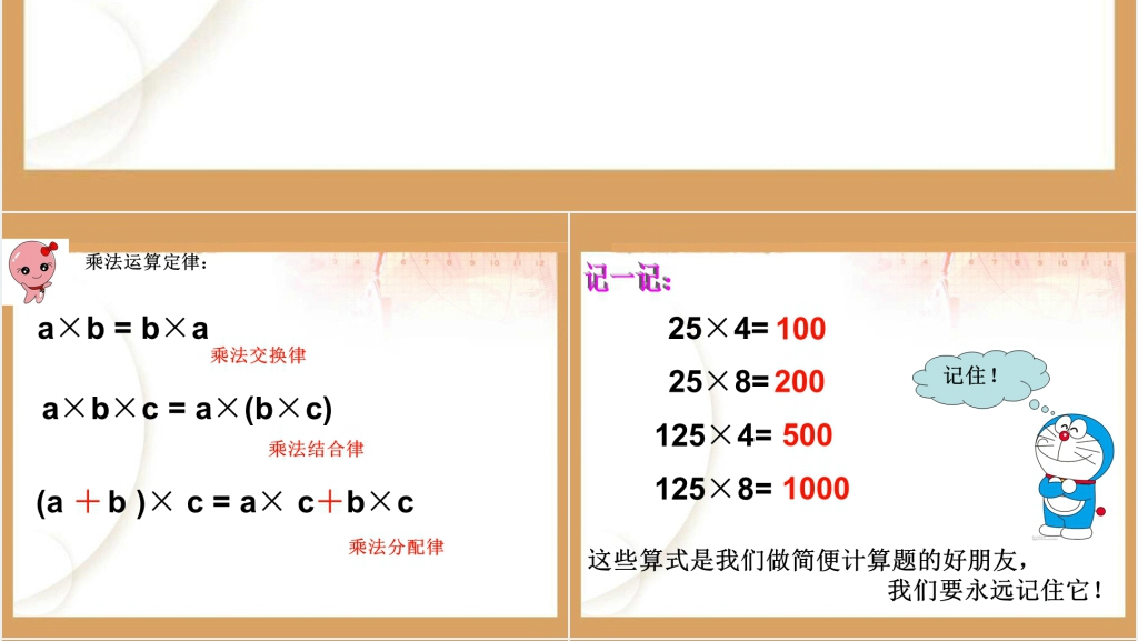 人教版四年级数学下册乘除法简便计算-PPT课件 人教版四年级数学下册乘除法简便计算-PPT课件