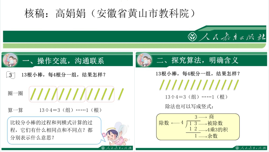 人教版小学二年级数学下册第六单元有余数的除法《除法竖式》PPT课件 人教版小学二年级数学下册第六单元有余数的除法《除法竖式》PPT课件