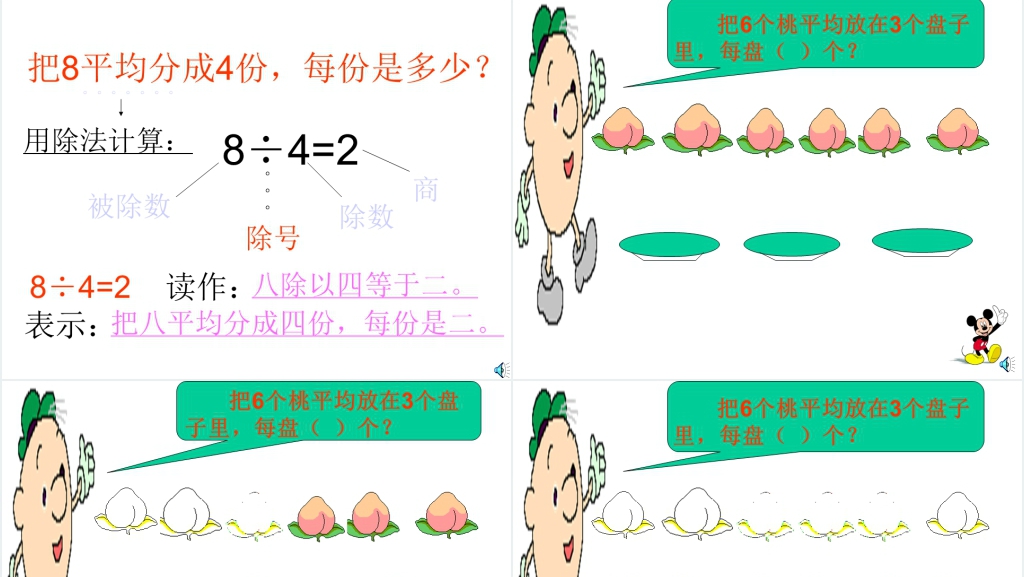 苏教版二年级数学除法的初步认识PPT课件 苏教版二年级数学除法的初步认识PPT课件