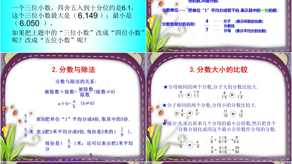 小学数学六年级下册总复习《数的认识》教学PPT课件 小学数学六年级下册总复习《数的认识》教学PPT课件