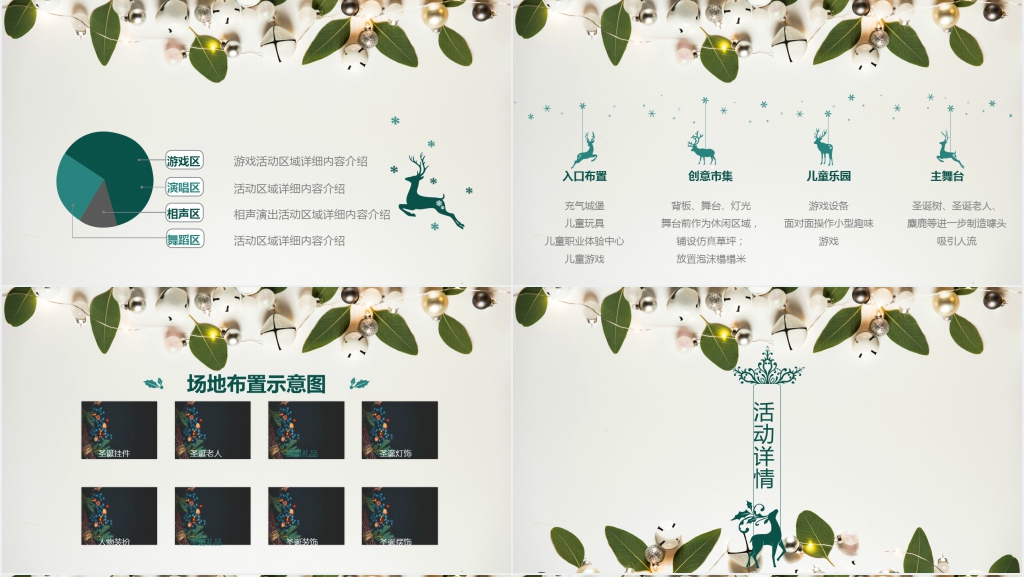 圣诞节活动主题策划书PPT范文 圣诞节活动主题策划书PPT范文