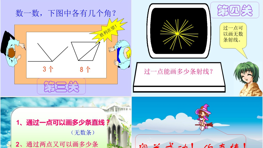 四年级数学上册《直线、射线和角》PPT课件 四年级数学上册《直线、射线和角》PPT课件