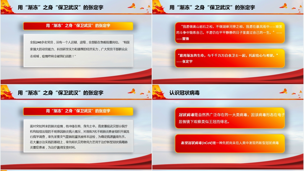 向奋战在疫情防控一线的雷锋致敬PPT党课 向奋战在疫情防控一线的雷锋致敬PPT党课