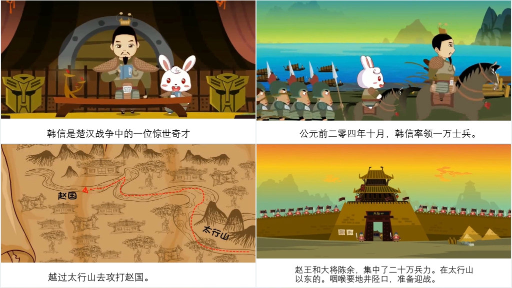 小学生背水一战成语故事PPT 小学生背水一战成语故事PPT