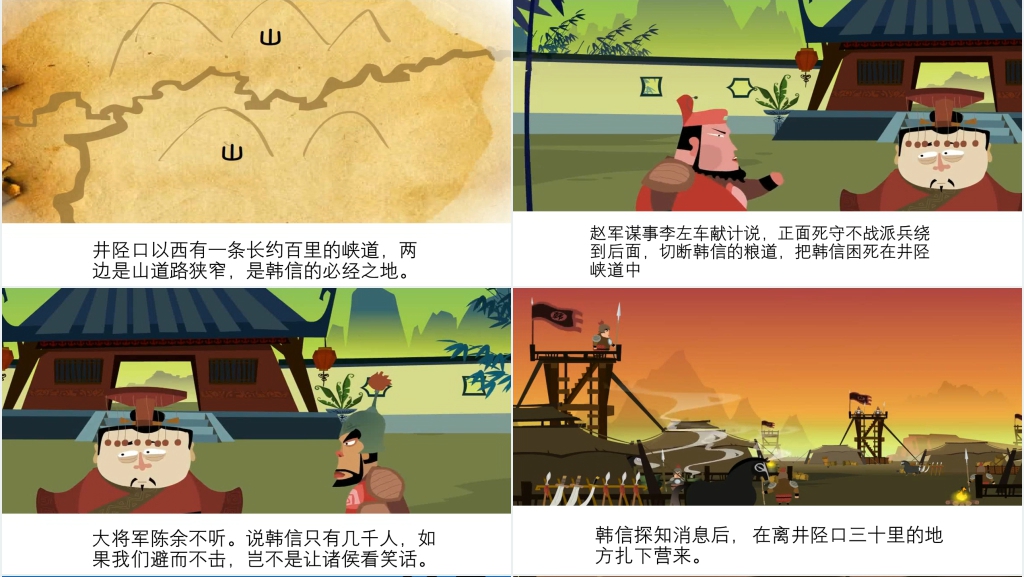 小学生背水一战成语故事PPT 小学生背水一战成语故事PPT