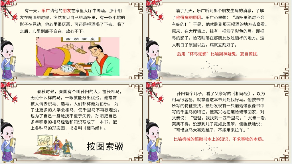 成语故事教育课件PPT模板