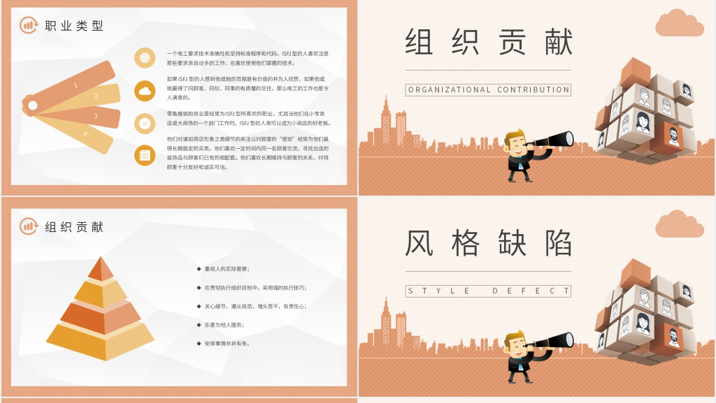 MBTI性格分析ISFJ个性特征描述PPT模板 MBTI性格分析ISFJ个性特征描述PPT模板