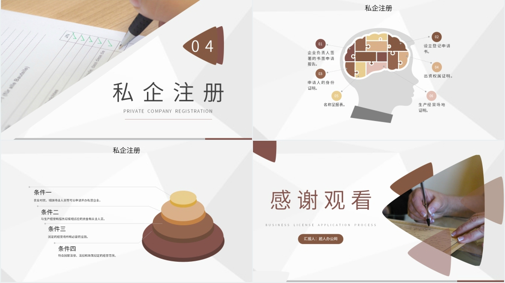 企业申请营业执照流程PPT 企业申请营业执照流程PPT